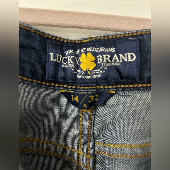 Lucky Brand Lolita Skinny jeans dark blue sz 14A - Picture 3 of 6